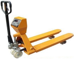 Hydraulic forklift scale